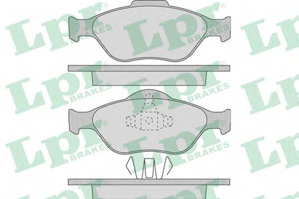 LPR 05P949 Тормозные колодки передний мост для MAZDA SOHO III (Мазда Сохо 3) LPR 05P949 Тормозные колодки передний мост для MAZDA SOHO III (Мазда Сохо 3)