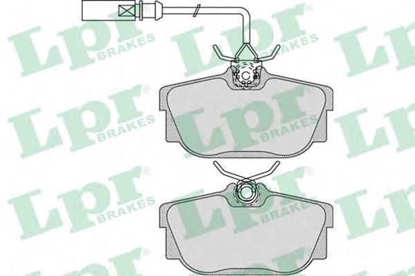 LPR 05P974 Тормозные колодки задний мост для VOLKSWAGEN (Фольксваген) LPR 05P974 Тормозные колодки задний мост для VOLKSWAGEN (Фольксваген)
