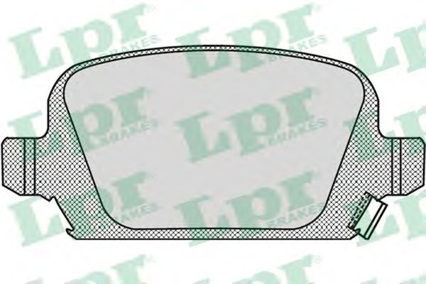 LPR 05P998 Тормозные колодки задний мост для OPEL VITA C (Опель Vита c) LPR 05P998 Тормозные колодки задний мост для OPEL VITA C (Опель Vита c)
