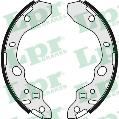 LPR 07910 Тормозные колодоки задний мост для MAZDA ETUDE VI (Мазда Этудэ vи)