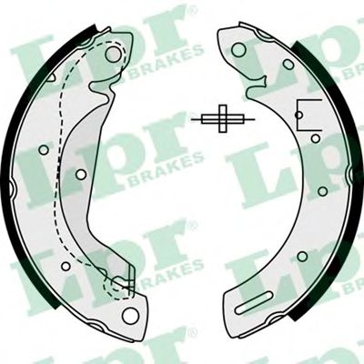 LPR 08500 Тормозные колодоки задний мост для NISSAN MISTRAL (Ниссан Мистрал) LPR 08500 Тормозные колодоки задний мост для NISSAN MISTRAL (Ниссан Мистрал)
