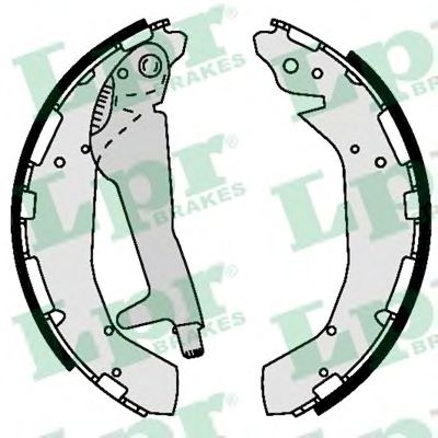 LPR 09370 Тормозные колодоки задний мост для CHRYSLER CIRRUS (Крайслер Cиррус) LPR 09370 Тормозные колодоки задний мост для CHRYSLER CIRRUS (Крайслер Cиррус)