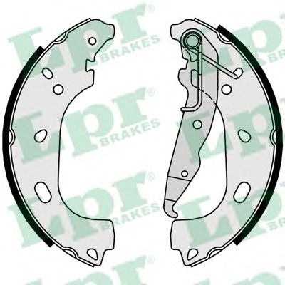 LPR 09500 Тормозные колодоки задний мост для OPEL ASTRA H (Опель Астра н) LPR 09500 Тормозные колодоки задний мост для OPEL ASTRA H (Опель Астра н)