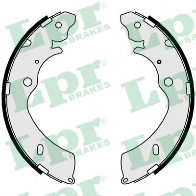 LPR 09810 Тормозные колодоки задний мост для ISUZU D-MAX (Исузу Д-маx) LPR 09810 Тормозные колодоки задний мост для ISUZU D-MAX (Исузу Д-маx)