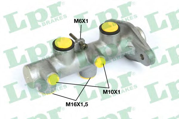 LPR 1025 Главный тормозной цилиндр для автомобилей без ABS для HYUNDAI MATRIX (Хендай Матрикс) LPR 1025 Главный тормозной цилиндр для автомобилей без ABS для HYUNDAI MATRIX (Хендай Матрикс)