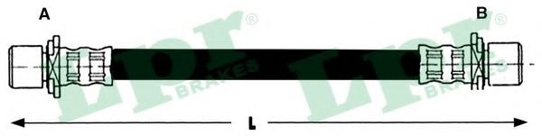 LPR 6T48130 Тормозной шланг<br >справа 