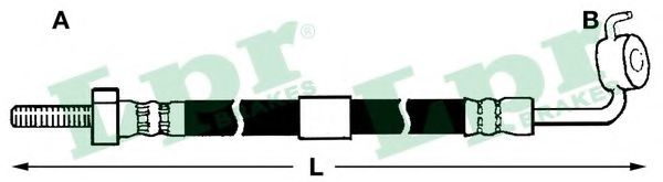 LPR 6T46627 Тормозной шланг слева для FORD (Форд)