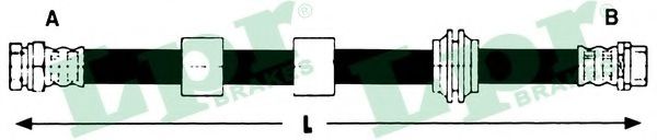 LPR 6T48005 Тормозной шланг 