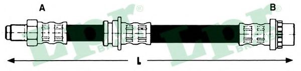 LPR 6T48238 Тормозной шланг<br >справа 