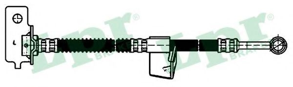 LPR 6T48154 Тормозной шланг<br >справа 