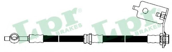 LPR 6T48162 Тормозной шланг<br >справа 