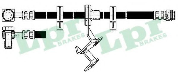 LPR 6T48214 Тормозной шланг слева для MERCEDES-BENZ M-CLASS (Мэрcэдэс-бэнз М-cласс) LPR 6T48214 Тормозной шланг слева для MERCEDES-BENZ M-CLASS (Мэрcэдэс-бэнз М-cласс)