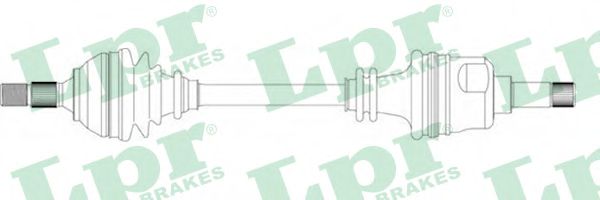 LPR DS16077 Приводной вал полностью автоматическая коробка передач для CITROëN (Cитроëн) LPR DS16077 Приводной вал полностью автоматическая коробка передач для CITROëN (Cитроëн)