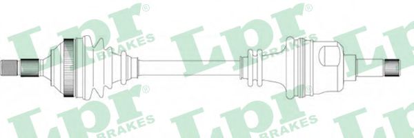 LPR DS16114 Приводной вал передний мост слева для CITROëN (Cитроëн) LPR DS16114 Приводной вал передний мост слева для CITROëN (Cитроëн)