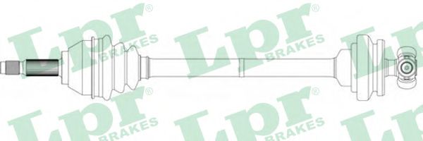 LPR DS20035 Приводной вал передний мост слева для FIAT STRADA II (Фиат Страда 2) LPR DS20035 Приводной вал передний мост слева для FIAT STRADA II (Фиат Страда 2)