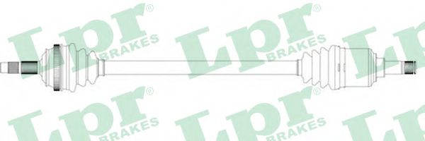 LPR DS20065 Приводной вал передний мост справа для FIAT BRAVA (Фиат Брава)