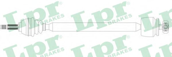 LPR DS20150 Приводной вал передний мост справа для FIAT PANDA (Фиат Панда)