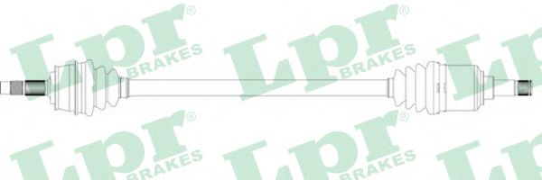 LPR DS20241 Приводной вал передний мост справа для FIAT 500 C (Фиат 500 c) LPR DS20241 Приводной вал передний мост справа для FIAT 500 C (Фиат 500 c)