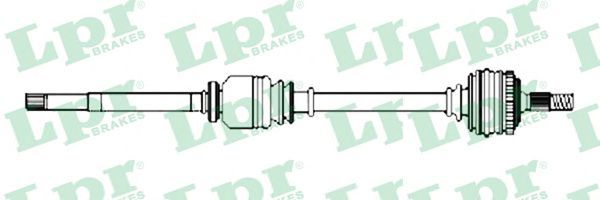 LPR DS21087 Приводной вал передний мост справа для MAZDA SOHO III (Мазда Сохо 3) LPR DS21087 Приводной вал передний мост справа для MAZDA SOHO III (Мазда Сохо 3)