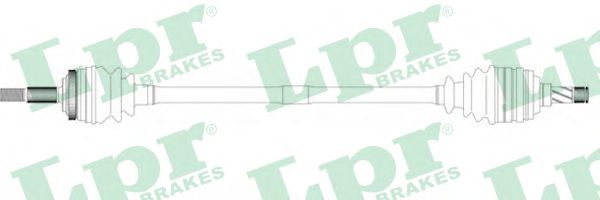 LPR DS37047 Приводной вал передний мост справа для OPEL CORSA B (Опель Корса б) LPR DS37047 Приводной вал передний мост справа для OPEL CORSA B (Опель Корса б)