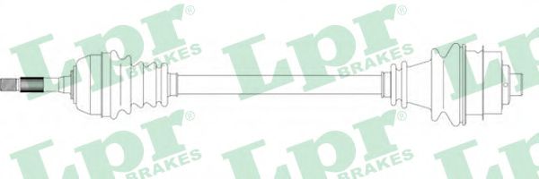 LPR DS39002 Приводной вал передний мост для RENAULT LE CAR (Рено Лэ cар) LPR DS39002 Приводной вал передний мост для RENAULT LE CAR (Рено Лэ cар)
