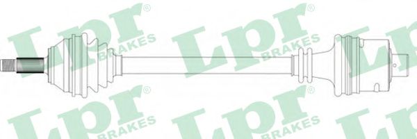 LPR DS39014 Приводной вал передний мост для RENAULT ESPACE I (Рено Эспаcэ и) LPR DS39014 Приводной вал передний мост для RENAULT ESPACE I (Рено Эспаcэ и)