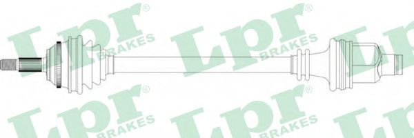 LPR DS39242 Приводной вал<br >передний мост справа 