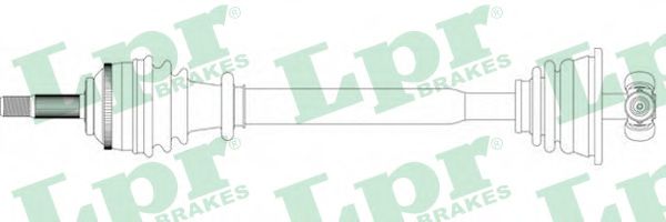 LPR DS39249 Приводной вал<br >передний мост слева 