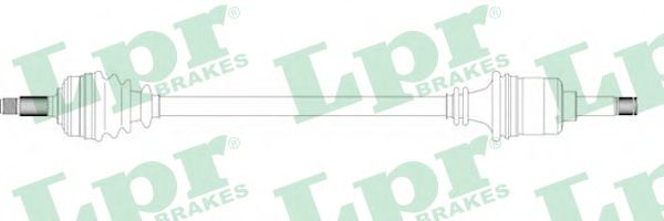 LPR DS40004 Приводной вал передний мост справа для ROVER 400 (Ровер 400) LPR DS40004 Приводной вал передний мост справа для ROVER 400 (Ровер 400)