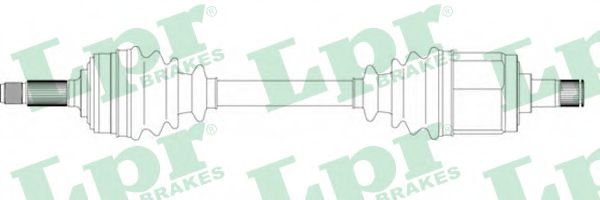 LPR DS40076 Приводной вал передний мост справа для HONDA CRX II (Хонда Cрх 2) LPR DS40076 Приводной вал передний мост справа для HONDA CRX II (Хонда Cрх 2)