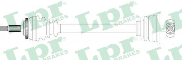 LPR DS49009 Приводной вал передний мост слева для VOLVO (Вольво) LPR DS49009 Приводной вал передний мост слева для VOLVO (Вольво)