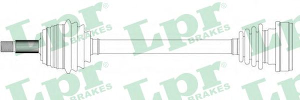 LPR DS51005 Приводной вал передний мост слева для VOLKSWAGEN JETTA II (Фольксваген Жэтта 2) LPR DS51005 Приводной вал передний мост слева для VOLKSWAGEN JETTA II (Фольксваген Жэтта 2)