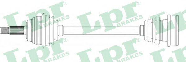 LPR DS51007 Приводной вал передний мост слева для VOLKSWAGEN CADDY I (Фольксваген Cаддъ и) LPR DS51007 Приводной вал передний мост слева для VOLKSWAGEN CADDY I (Фольксваген Cаддъ и)