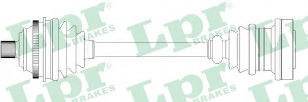 LPR DS51052 Приводной вал полностью автоматическая коробка передач для VOLKSWAGEN T4 MULTIVAN (Фольксваген Т4 мултиvан) LPR DS51052 Приводной вал полностью автоматическая коробка передач для VOLKSWAGEN T4 MULTIVAN (Фольксваген Т4 мултиvан)