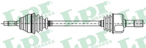 LPR DS52130 Приводной вал передний мост слева для PEUGEOT (Пежо) LPR DS52130 Приводной вал передний мост слева для PEUGEOT (Пежо)