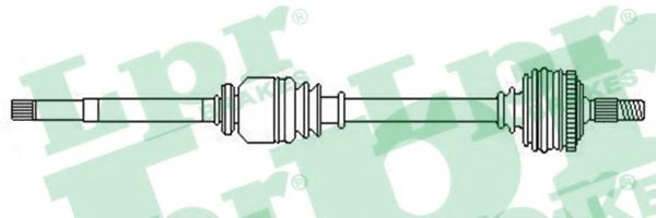 LPR DS52306 Приводной вал<br >полностью автоматическая коробка передач 
