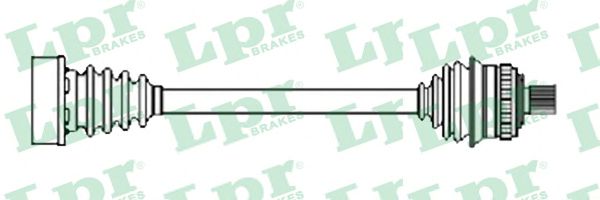 LPR DS52639 Приводной вал передний мост справа для SKODA OCTAVIA (Шкода Октавия)