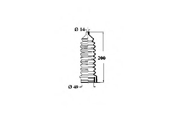 OCAP 1211182 Пыльник, рулевое управление для AUDI A3 (Ауди А3) OCAP 1211182 Пыльник, рулевое управление для AUDI A3 (Ауди А3)