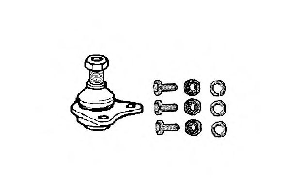 OCAP 0400478-K Несущий направляющий шарнир для FIAT ALBEA (Фиат Албэа) OCAP 0400478-K Несущий направляющий шарнир для FIAT ALBEA (Фиат Албэа)