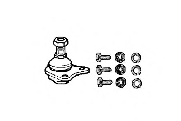 OCAP 0401450-K Несущий направляющий шарнир для FIAT ALBEA (Фиат Албэа) OCAP 0401450-K Несущий направляющий шарнир для FIAT ALBEA (Фиат Албэа)