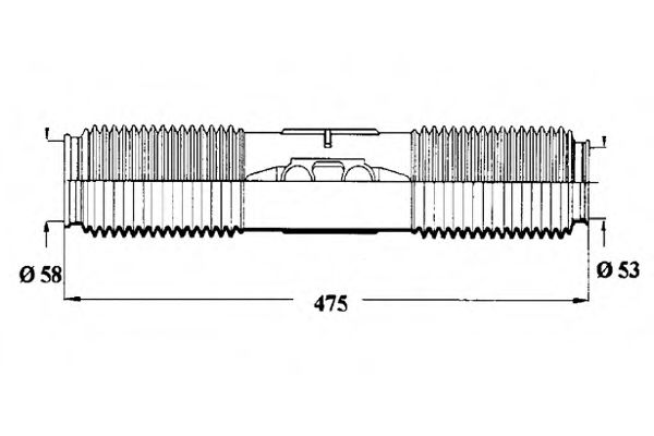 OCAP 1211251 Пыльник, рулевое управление для OPEL ASTRA F (Опель Астра ф) OCAP 1211251 Пыльник, рулевое управление для OPEL ASTRA F (Опель Астра ф)