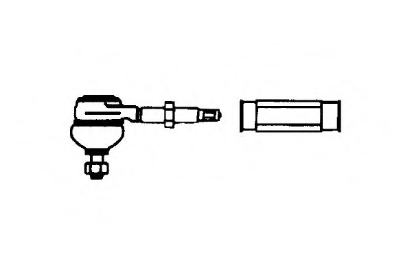 OCAP 0184610-K Наконечник поперечной рулевой тяги 