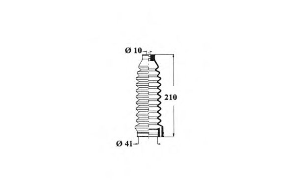 OCAP 1211184 Пыльник, рулевое управление для VOLKSWAGEN (Фольксваген)