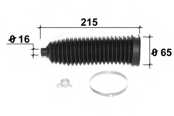 OCAP 0902667 Комплект пылника, рулевое управление для MERCEDES-BENZ GL-CLASS (Мэрcэдэс-бэнз Жл класс) OCAP 0902667 Комплект пылника, рулевое управление для MERCEDES-BENZ GL-CLASS (Мэрcэдэс-бэнз Жл класс)