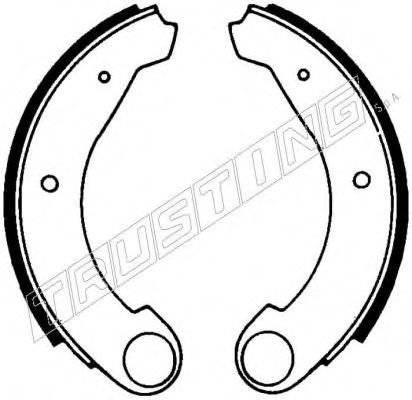 TRUSTING 022.024 Тормозные колодоки для CITROëN (Cитроëн) TRUSTING 022.024 Тормозные колодоки для CITROëN (Cитроëн)