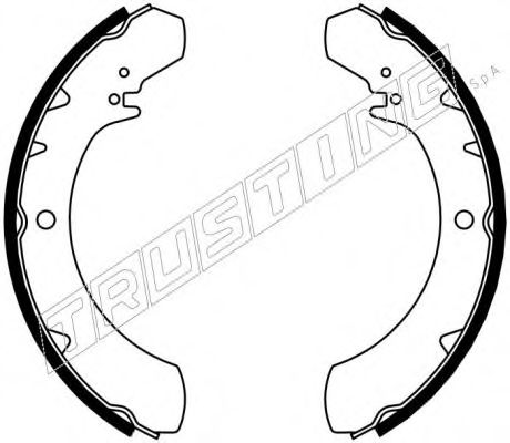 TRUSTING 026.332 Тормозные колодоки для DAIHATSU TAFT (Дайхатсу Тафт) TRUSTING 026.332 Тормозные колодоки для DAIHATSU TAFT (Дайхатсу Тафт)