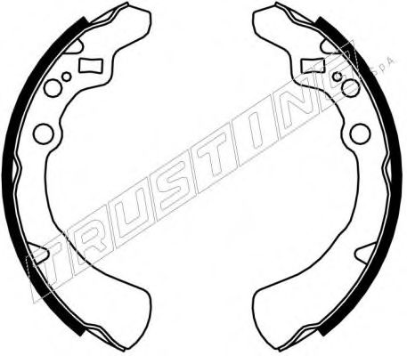 TRUSTING 026.334 Тормозные колодоки для DAIHATSU DOMINO II (Дайхатсу Домино 2) TRUSTING 026.334 Тормозные колодоки для DAIHATSU DOMINO II (Дайхатсу Домино 2)