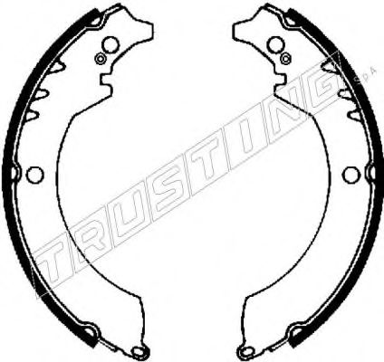 TRUSTING 026.335 Тормозные колодоки для DAIHATSU WILDCAT/ROCKY (Дайхатсу Вилдcат/роcкъ) TRUSTING 026.335 Тормозные колодоки для DAIHATSU WILDCAT/ROCKY (Дайхатсу Вилдcат/роcкъ)