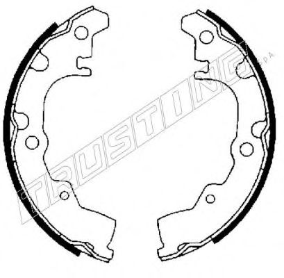 TRUSTING 026.336 Тормозные колодоки для DAIHATSU CHARADE I (Дайхатсу Чарадэ и) TRUSTING 026.336 Тормозные колодоки для DAIHATSU CHARADE I (Дайхатсу Чарадэ и)