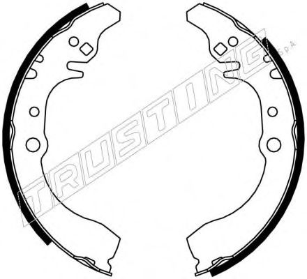 TRUSTING 026.348 Тормозные колодоки для DAIHATSU GRAN MOVE (Дайхатсу Гран моvэ) TRUSTING 026.348 Тормозные колодоки для DAIHATSU GRAN MOVE (Дайхатсу Гран моvэ)